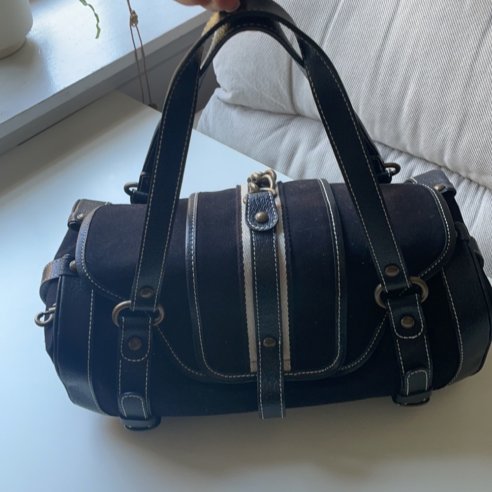 Burberry Blue Label satchel - rare from Japan only. Vintage